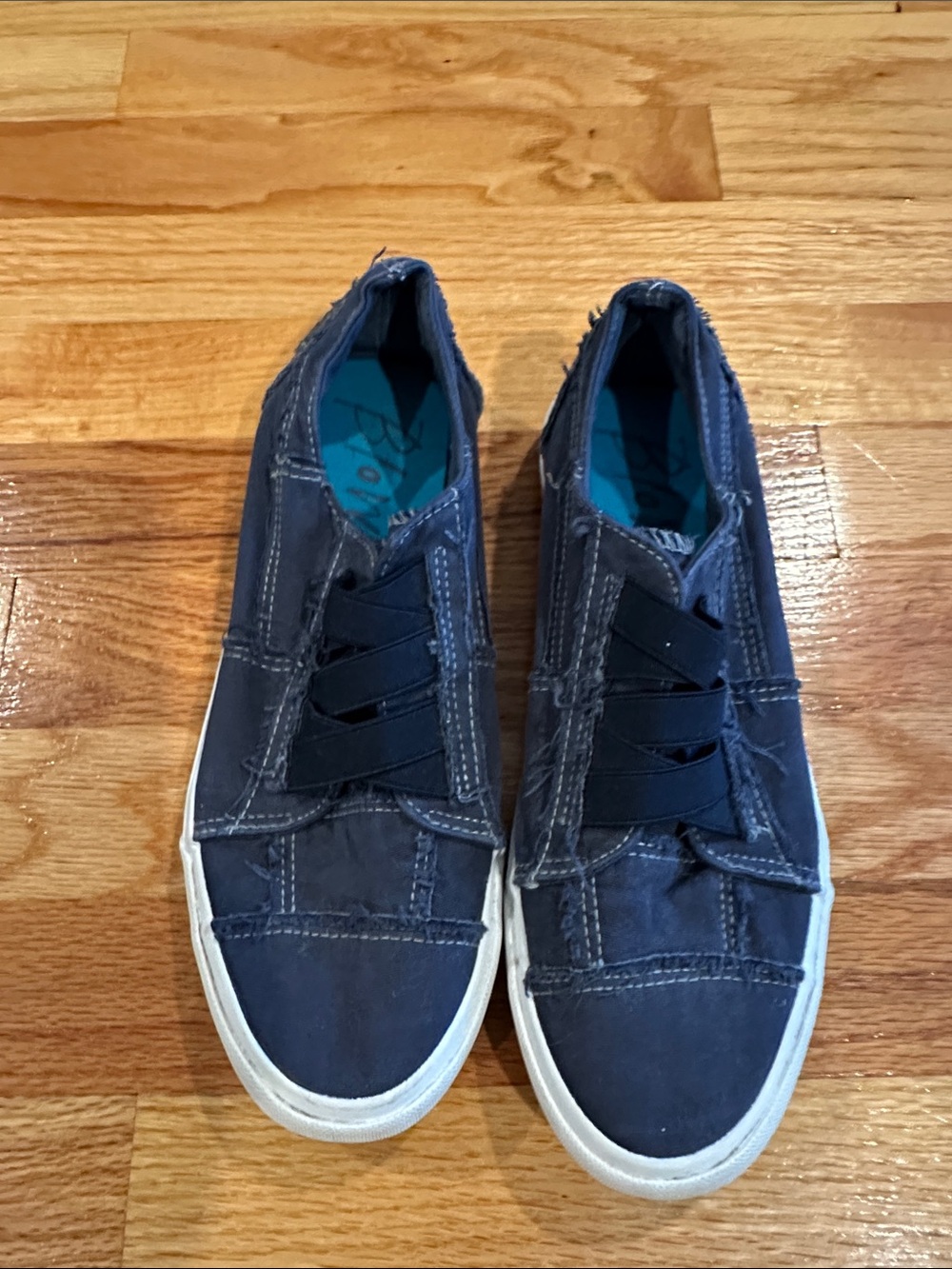 Blowfish Navy Slip-On Style Sneakers